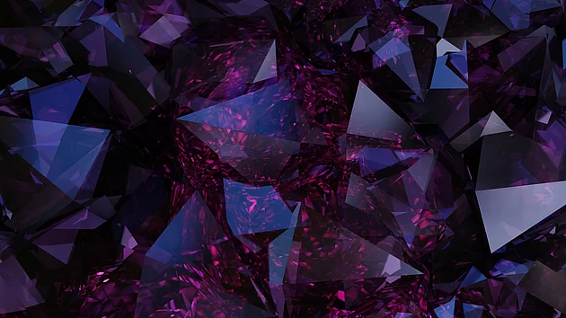 Cristaux violets