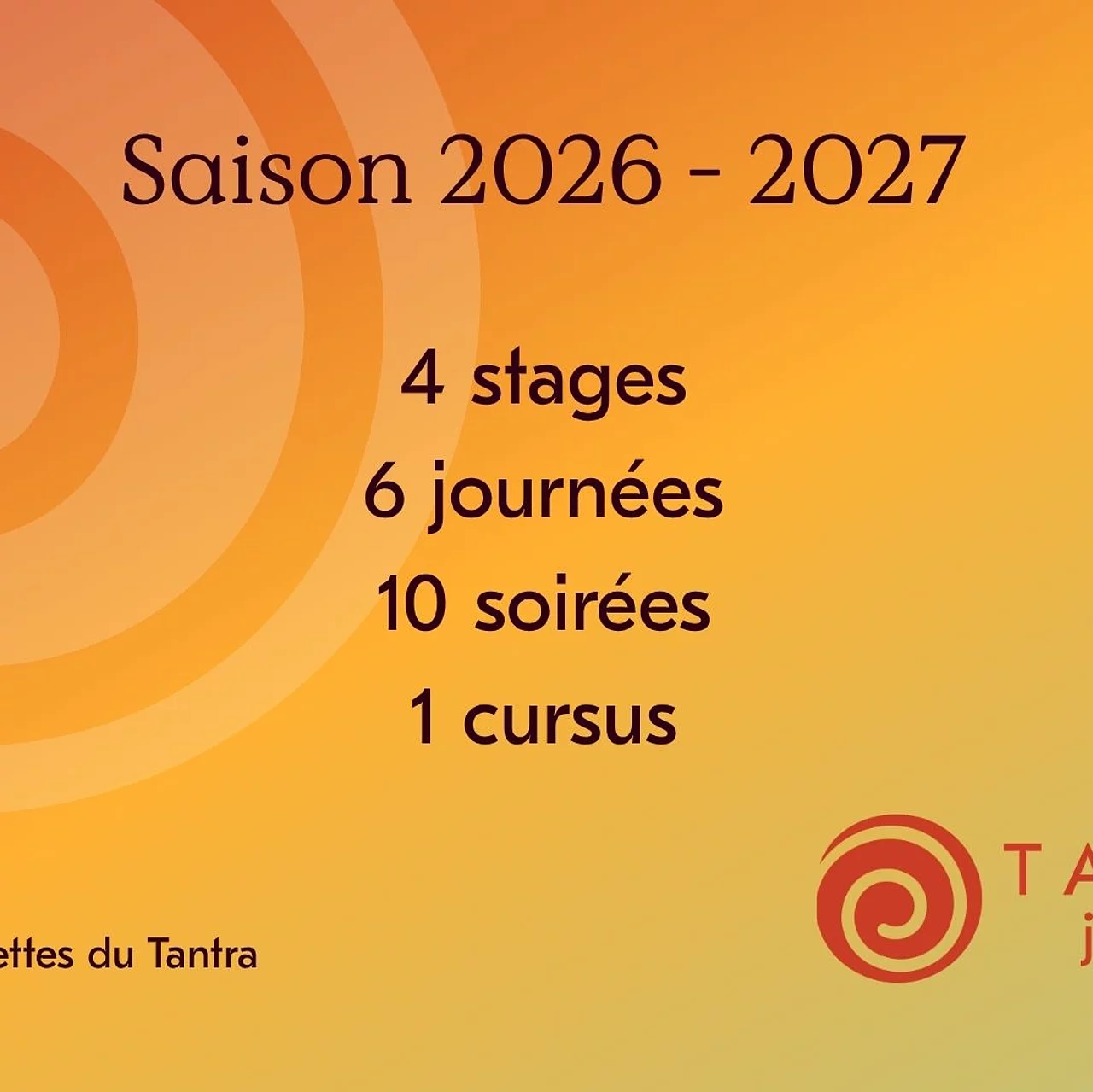 Affiche de la saison 2026-2027