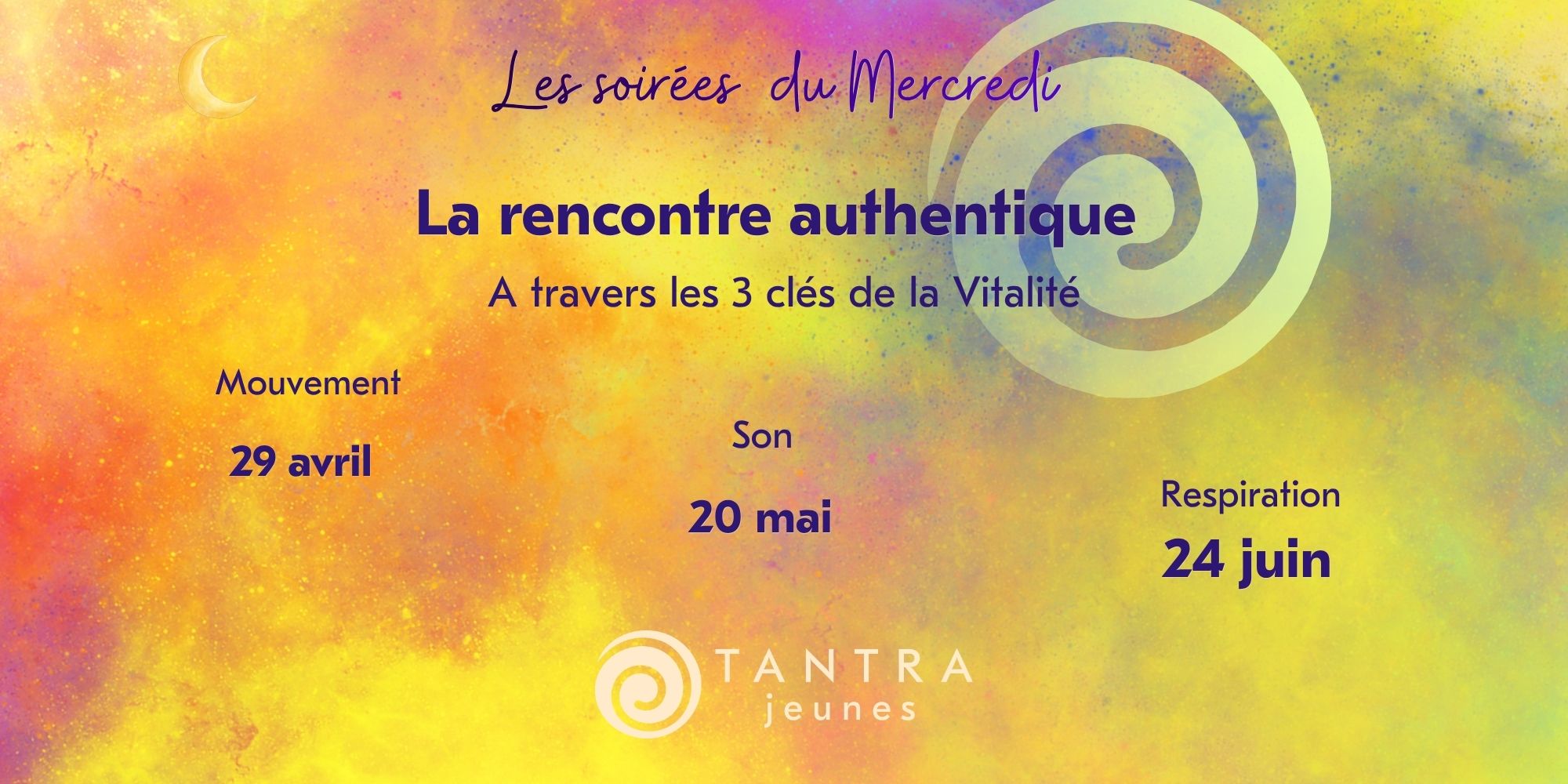 Soirées du mercredi, 29 avril, 20 mai et 24 juin 2026